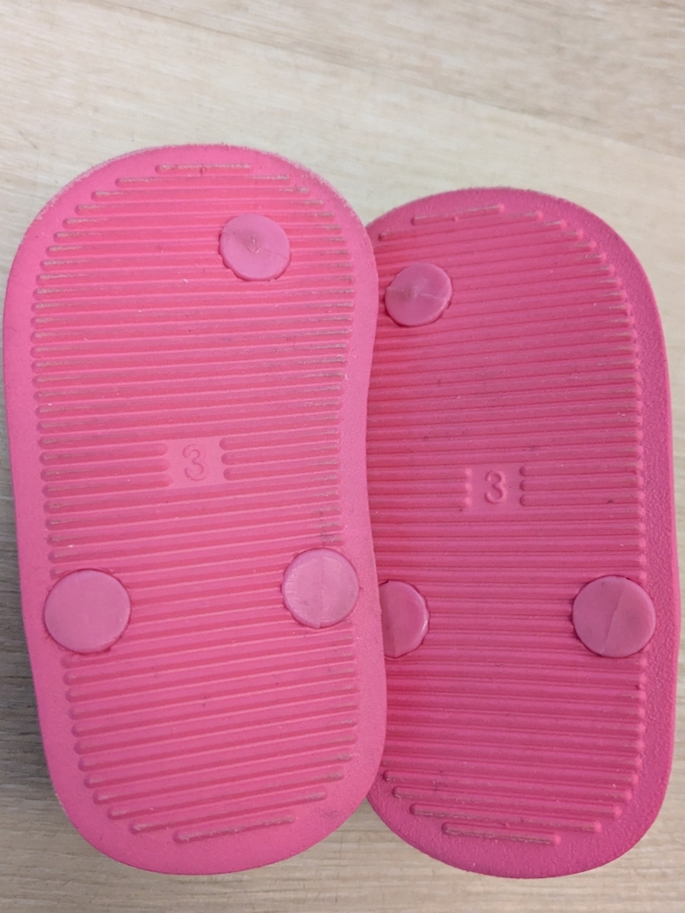 3️⃣ Baby Girl's Shoes- Old Navy Flip Flops, Bow & Flower Flats; Size: 3 Baby - Picture 6 of 9